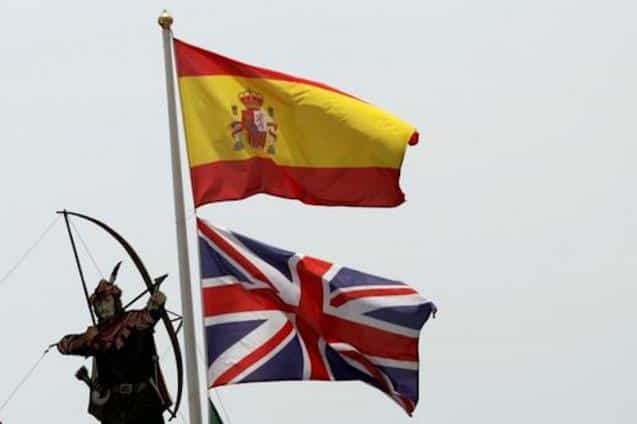 Brits travel to Spain