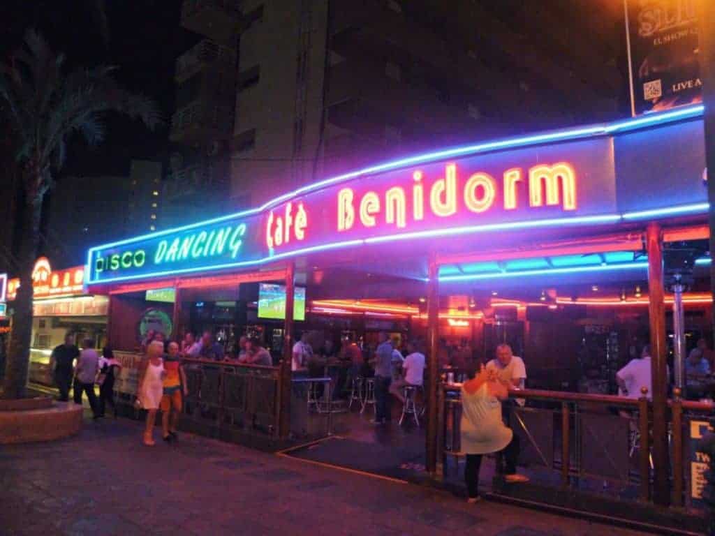 Iconic Cafe Benidorm a major part of benidorm's Nightlife