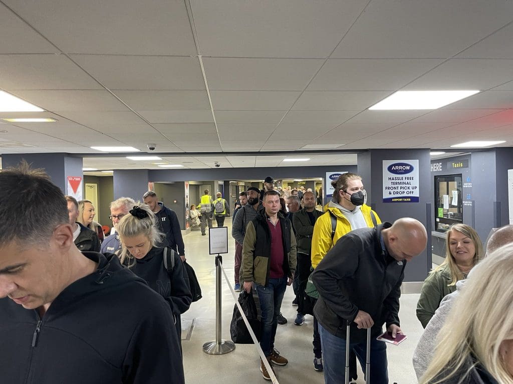 chaos at UK airports