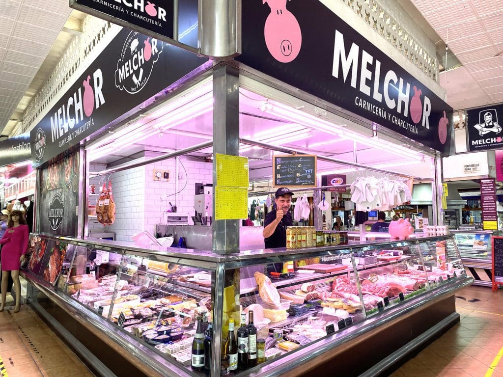 Melchors butchery at the benidorm indoor market